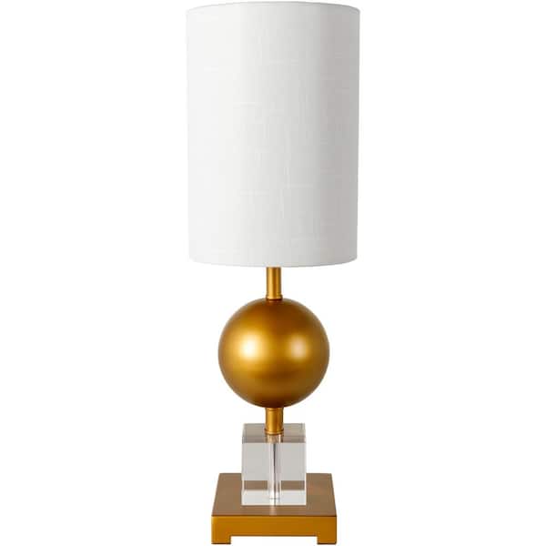 Livabliss Olpe 21 in. Gold Indoor Table Lamp