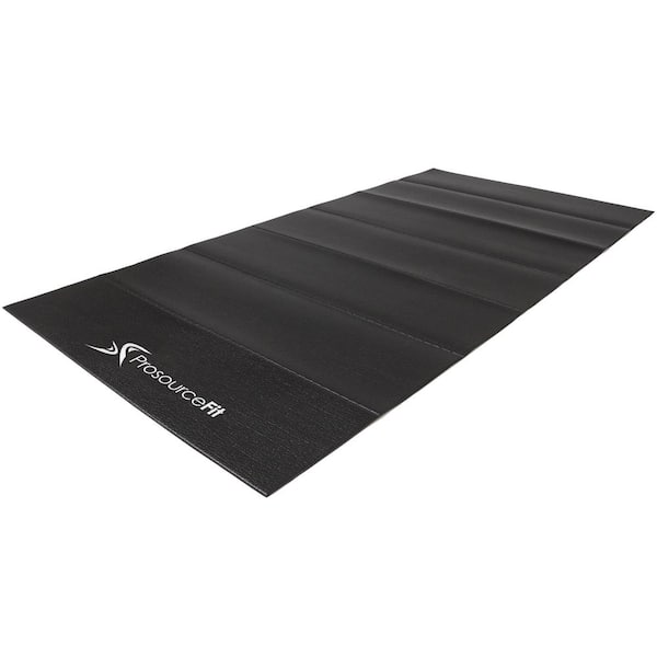 PROSOURCEFIT Treadmill Mat 5/32 in. x 36 in. x 84 in. Black Heavy-Duty Fitness Exercise Equipment Mat