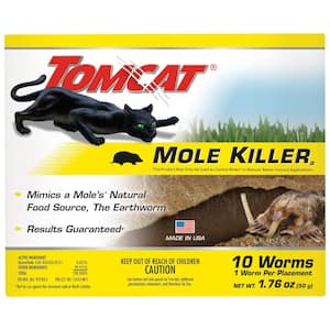 Mole Killerₐ, Mimics Natural Food Source, Poison Kills in a Single Feeding, 10 Worms