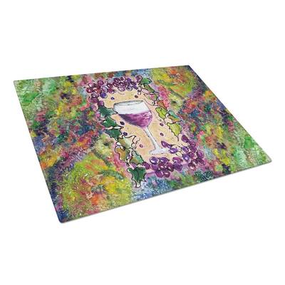 Wine Tempered Glass Large Cutting Board