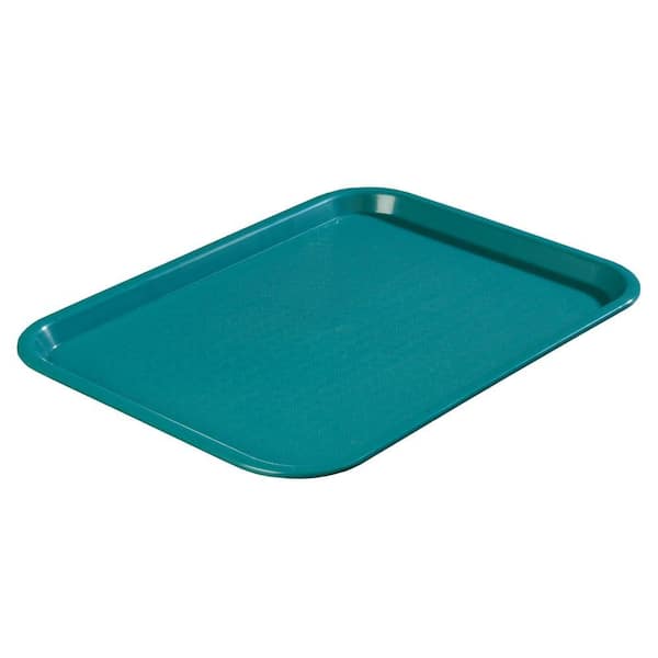 Carlisle 12 in. x 16 in. Polypropylene Serving/Food Court Tray in Teal (Case of 24)
