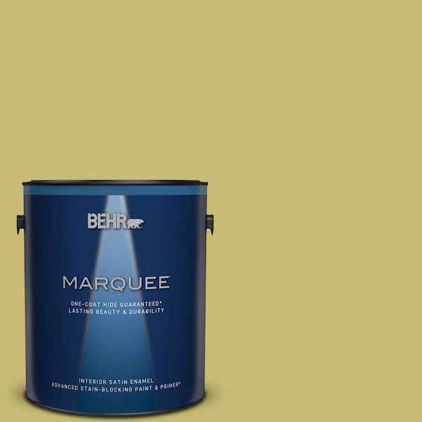 BEHR MARQUEE 1 gal. Home Decorators Collection #HDC-SP16-02 Pistachio Shortbread Satin Enamel Interior Paint & Primer