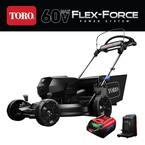 21 in. Super Recycler 60-Volt SmartStow Max Cordless Battery Walk Behind Mower 7.5 Ah Battery and Charger Included
