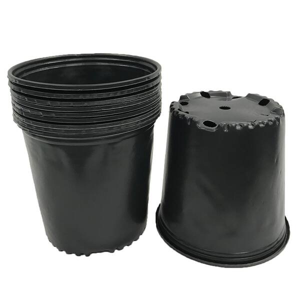 Details about   2gal Heavy Duty Premium Black Plastic Nursery Plant Container Garden Planter Pot 