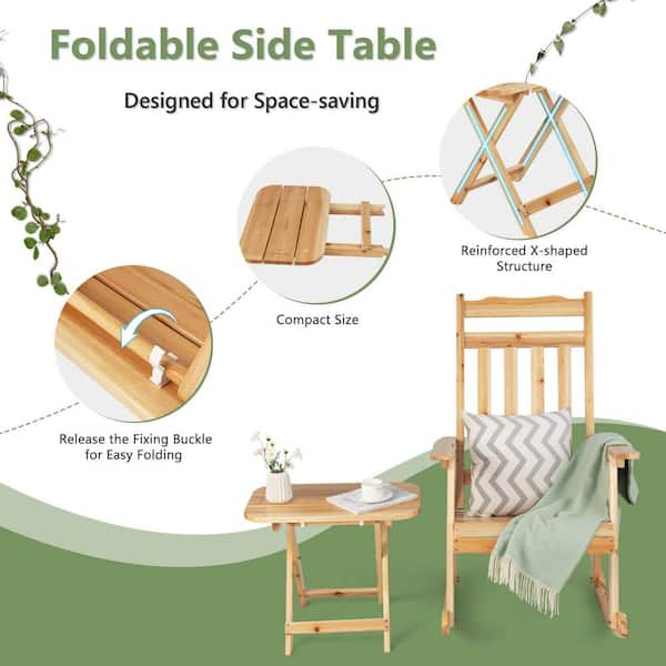 Space saver rocking discount chair