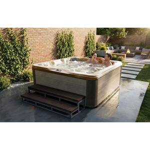 American Spas 7-Person 56-Jet 240-Volt Premium Acrylic Bench Spa