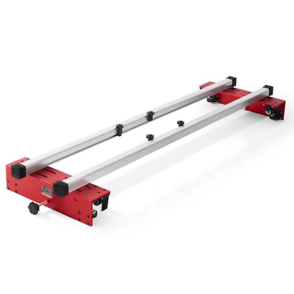 Router Sled, 60 in. Portable and Adjustable Slab Flattening Jig DIY Woodworking Router Sled for Flattening Slabs