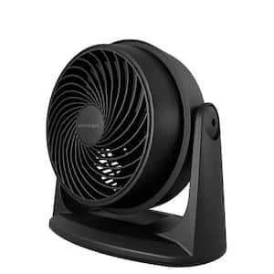 8 in. 3 Speed Personal Desk Fan in Black