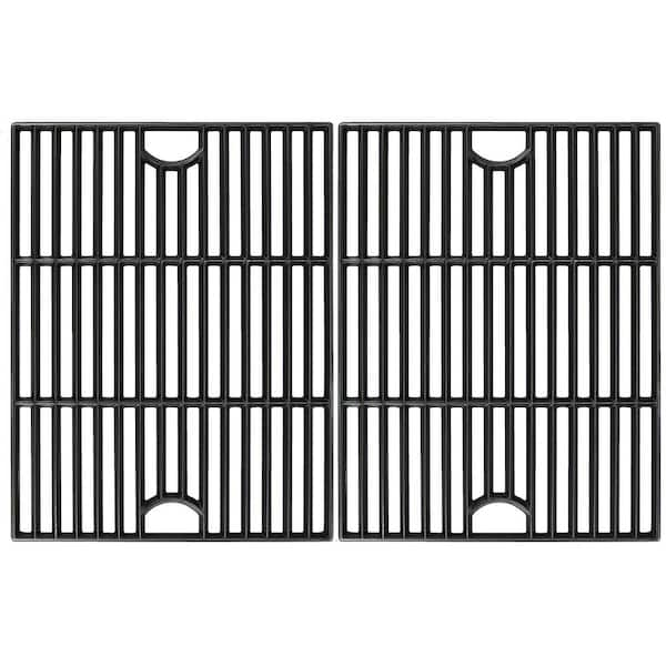 Porcelain coated grill outlet grates