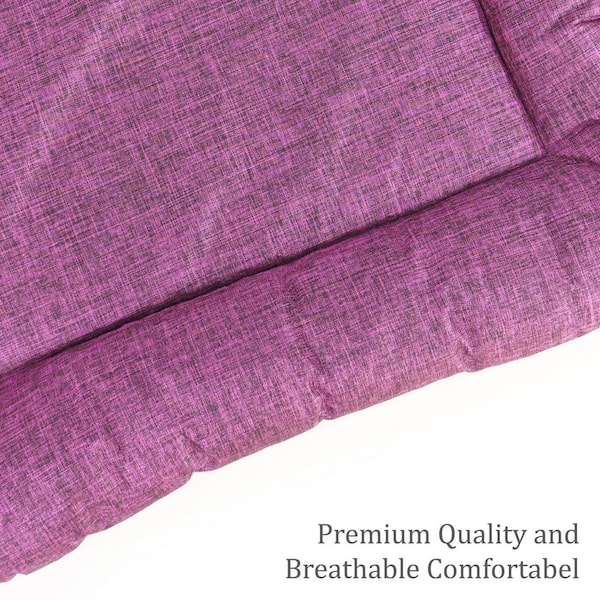 SUSSEXHOME Purple Waterproof Dog Pillow for Medium Dogs Tear