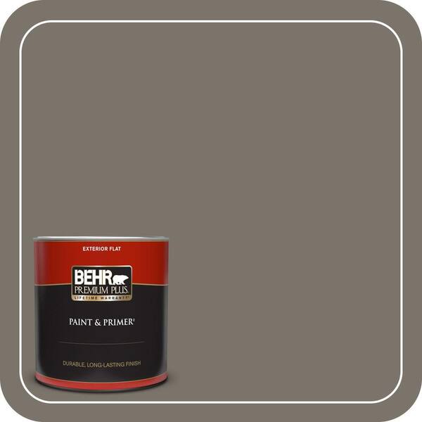 BEHR PREMIUM PLUS 1 qt. #MQ2-58 Unpredictable Hue Flat Exterior Paint & Primer