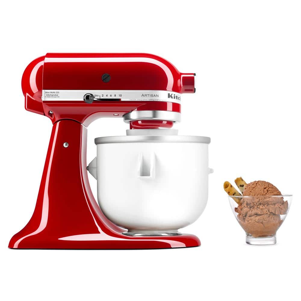 løber tør billig Vandt Reviews for KitchenAid Ice Cream Maker Attachment for KitchenAid Stand  Mixers -White | Pg 5 - The Home Depot