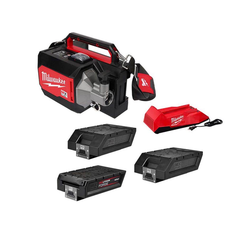MX FUEL Lithium-Ion Cordless Briefcase Concrete Vibrator Kit with (2) 6.0 Ah Batteries, (1) 8.0 Ah Battery and Charger price history on PriceWatchPro