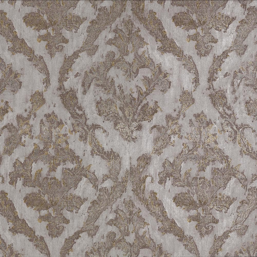 Advantage Piers Rose Gold Texture Damask Strippable Wallpaper