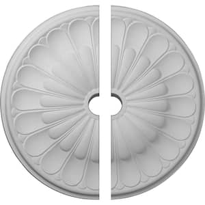 31-5/8 in. x 3-5/8 in. x 1-7/8 in. Gorleen Urethane Ceiling Medallion, 2-Piece (Fits Canopies up to 3-5/8 in.)