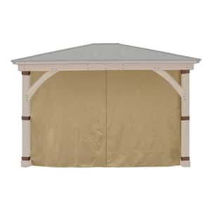 Replacement 4-Sided Curtain for 11 ft. x 13 ft. Meridian Gazebo