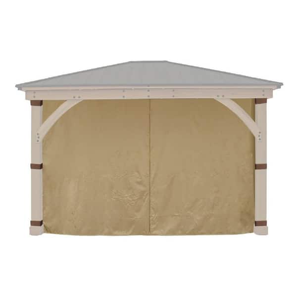 APEX GARDEN Replacement 4-Sided Curtain for 11 ft. x 13 ft. Meridian Gazebo