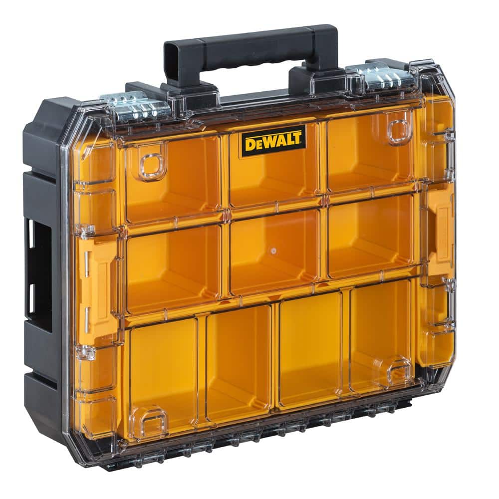DOMINO DIY Compartment Storage Organiser Screw Case Tool Box Transparent Lid NEW 