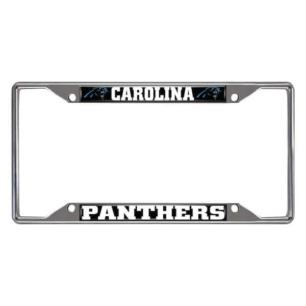 NFL License Plate Frame, Carolina Panthers