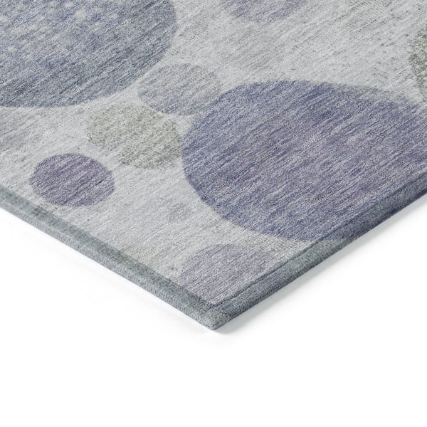 Chantille Machine Washable Indoor/Outdoor Abstract ACN1896 Lavender 10 ft. x 14 ft. Accent Rug