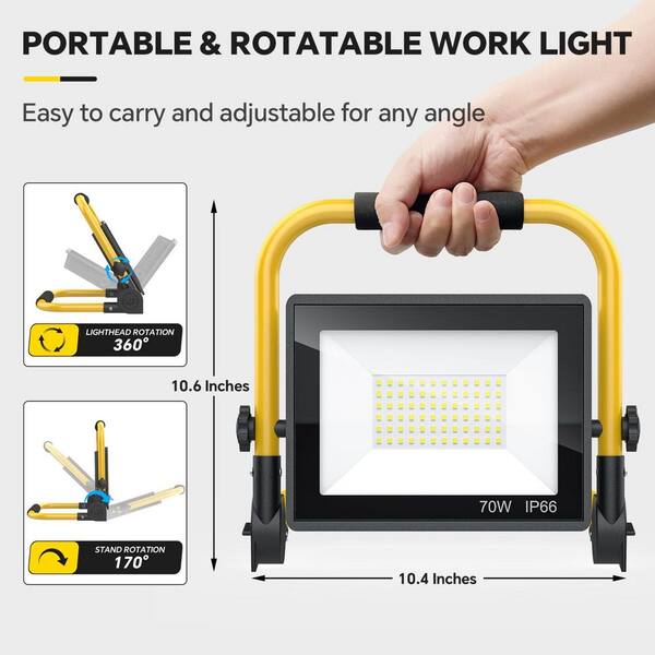 BeamBox 120 Volt Integrated LED 10000-Lumen Portable Work Light