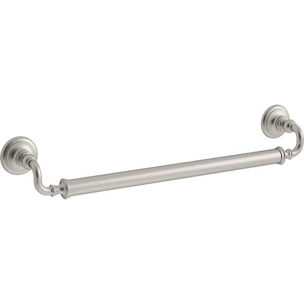 KOHLER Artifacts 24 In Grab Bar In Vibrant Brushed Nickel 25156 BN   Vibrant Brushed Nickel Kohler Grab Bars 25156 Bn 64 600 