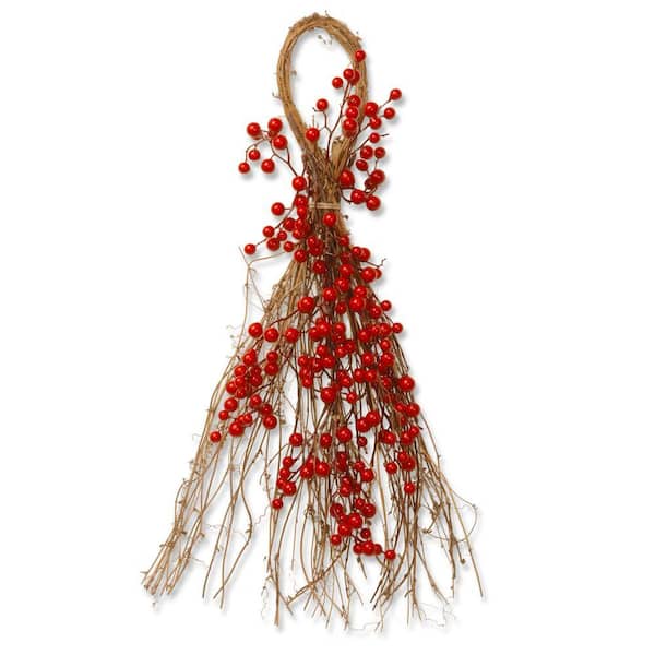 National Tree Company 24 in. Artificial Berry Wall Decor
