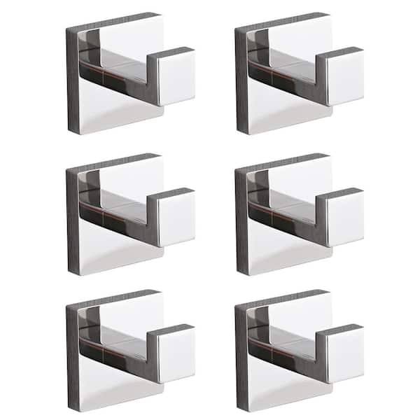 6 -Piece Bath Hardware Set with Mounting Hardware in Chrome