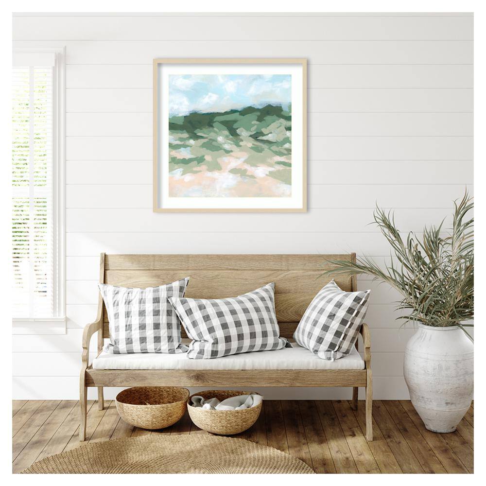 June Erica Vess Blockbrush Valley II Framed Abstract Landscape Print