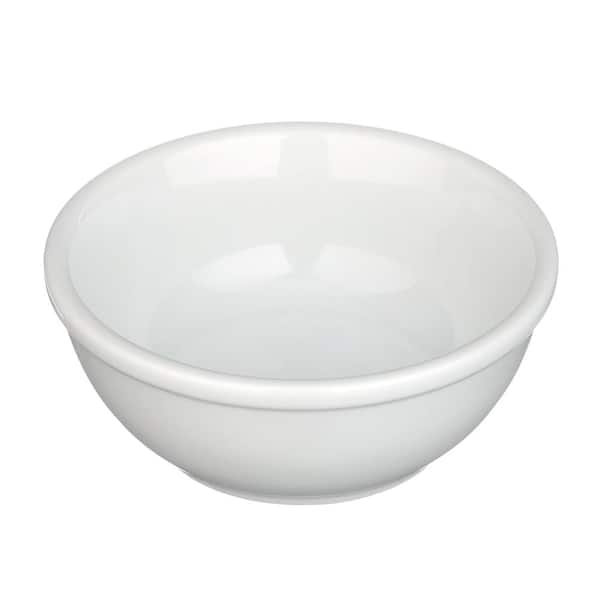 Buffalo 13.5 oz. 36-Piece Bright White Rolled Edge Nappie Bowl