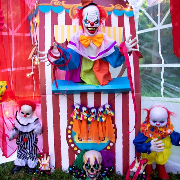 Halloween Outdoor Decoraties, 5.2 Ft Halloween Animatronics Hangende Clown Met Ketting, Schudden Enge Clown Licht Rode Ogen, Enge Halloween Decoraties Spookhuis Rekwisieten - Geen Batterijen Halloween Outdoor Decoraties, 5.2 Ft Halloween Animatronics Hangende Clown Met Ketting, Schudden Enge Clown Licht Rode Ogen, Enge Halloween Decoraties Spookhuis Rekwisieten - Geen Batterijen