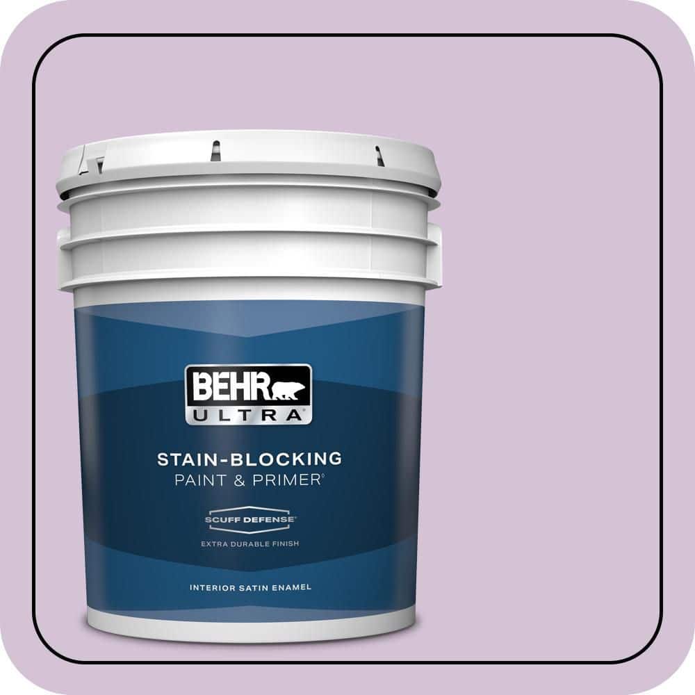 5 gal. #M100-2 Seedless Grape Extra Durable Satin Enamel Interior Paint & Primer price history on PriceWatchPro