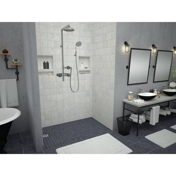 https://images.thdstatic.com/productImages/917b1b13-5429-4ecb-918d-c9bf8ec91a43/svn/polished-chrome-tile-redi-shower-pans-3260lbf-pvc-31_600.jpg
