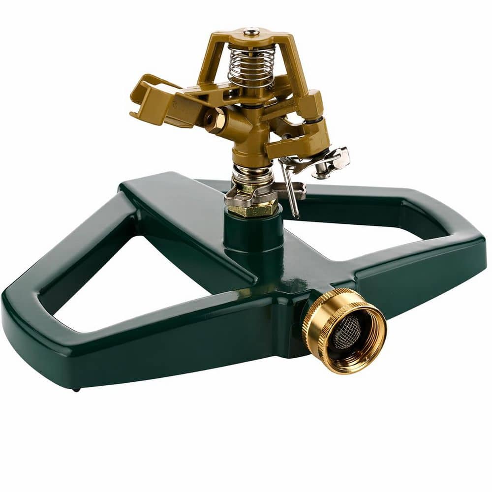 Heavy Duty Metal Impact Sprinkler 360 Degree Rotating Pulsating Sprinkler for Yard Garden Metal Base Built-in Filter price history on PriceWatchPro