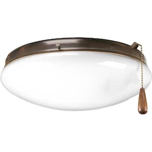 Fan Light Kits Collection 2-Light Antique Bronze Ceiling Fan Light Kit