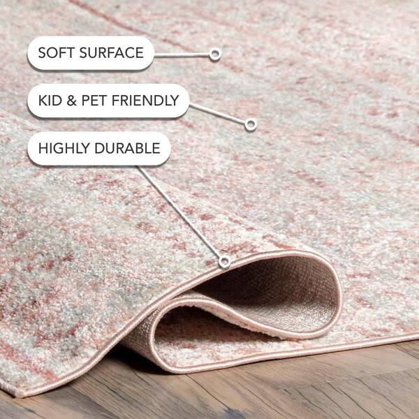 nuLOOM Sunniva Moroccan Pink 4 ft. x 6 ft. Area Rug ACSD04A-406