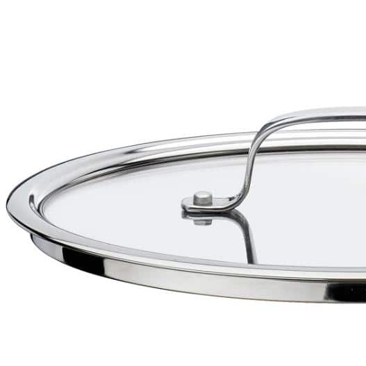 Meridian Intense 9.5 in. Glass/Stainless Pro Lid - Thumbnail 2