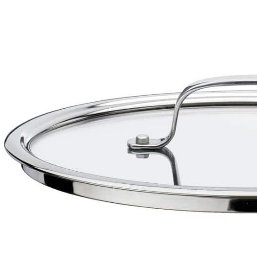 Berndes High Domed Pyrex Glass Clear Lid 604420 - The Home Depot