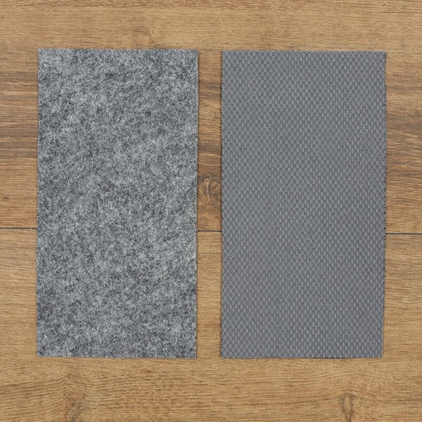 Mohawk Home 8 ft. x 10 ft. Dual Surface Grey Felted Reversible Pet