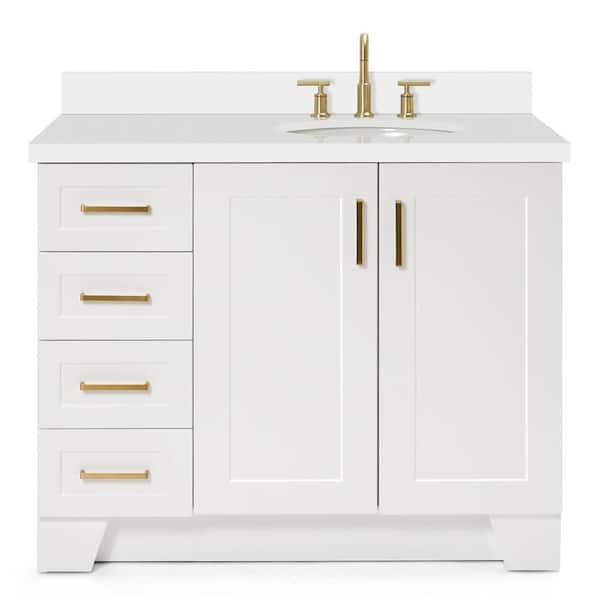 Ariel Taylor 43 In W X 22 D Bath, 60 Bathroom Vanity Top With Right Offset Sink
