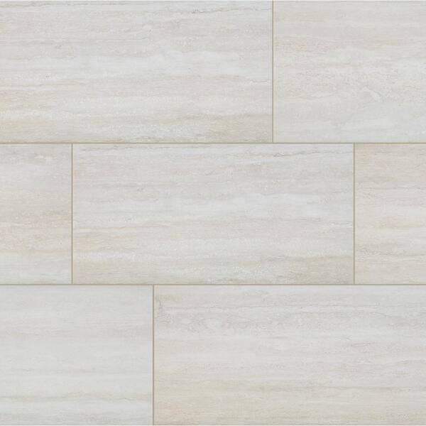 Florida Tile Home Collection Ivory Sands 12 in. x 24 in. Matte ...