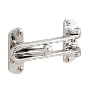 Swing Bar Lock, 3-7/8 in. Bar Length, Diecast Zinc, Chrome Plated Finish