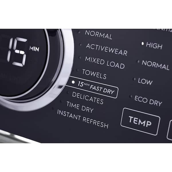Electrolux - 8 cu. ft. vented Front Load Stackable Electric Dryer in White with LuxCare Dry and Automatic Temperature Control