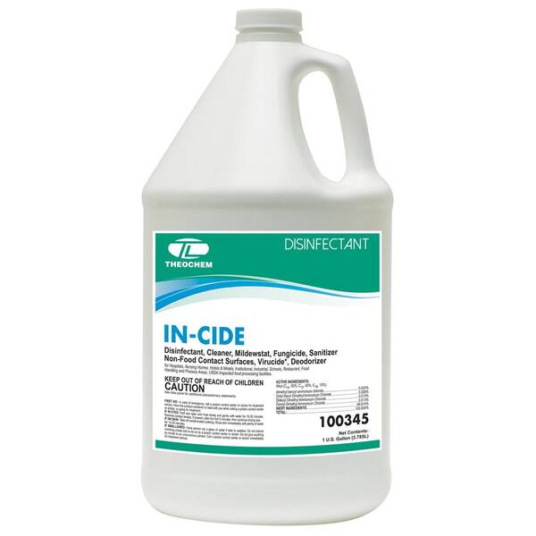 Theochem Laboratories 1 GA-Gallon In-Cide, Ready to Use Disinfectant All-Purpose Cleaner