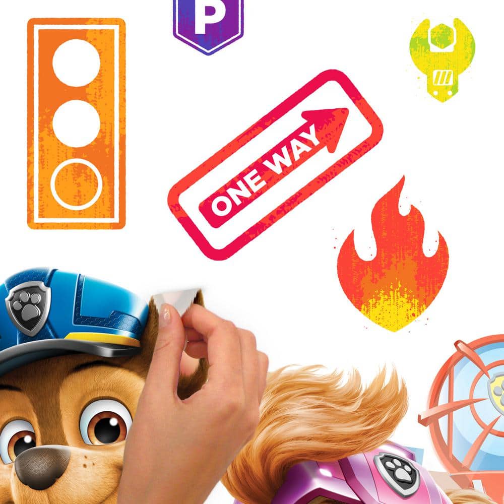 Paw Patrol Personalized Alphabet Peel and Stick Wall Decals