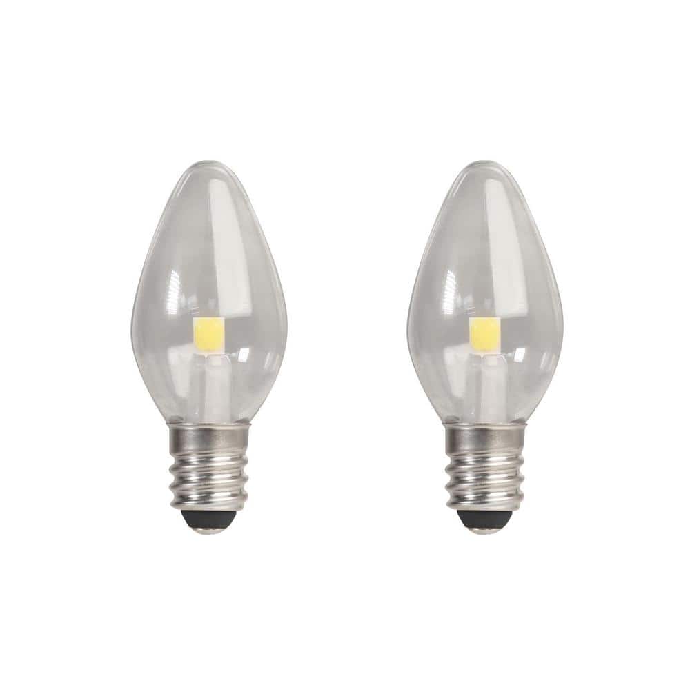 25-Pack) C7 LED Replacement Night Light Bulb 7W Equivalent, C7