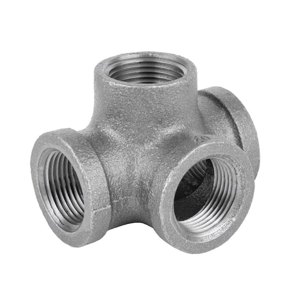 STZ 3/4 in. Black Iron Side Outlet Tee