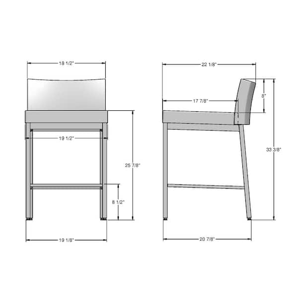 Amisco fairfield counter outlet stool