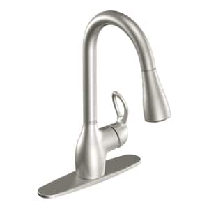 Kleo Single-Handle Pull-Down Sprayer Kitchen Faucet with Reflex and Power Clean in Spot Resist Stainless