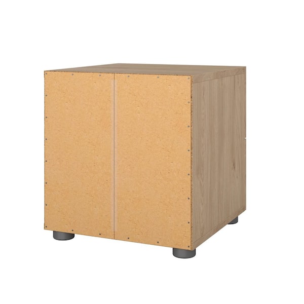 Tvilum Pepe Jackson Hickory 15.75 in. W 2 Drawer Nightstand